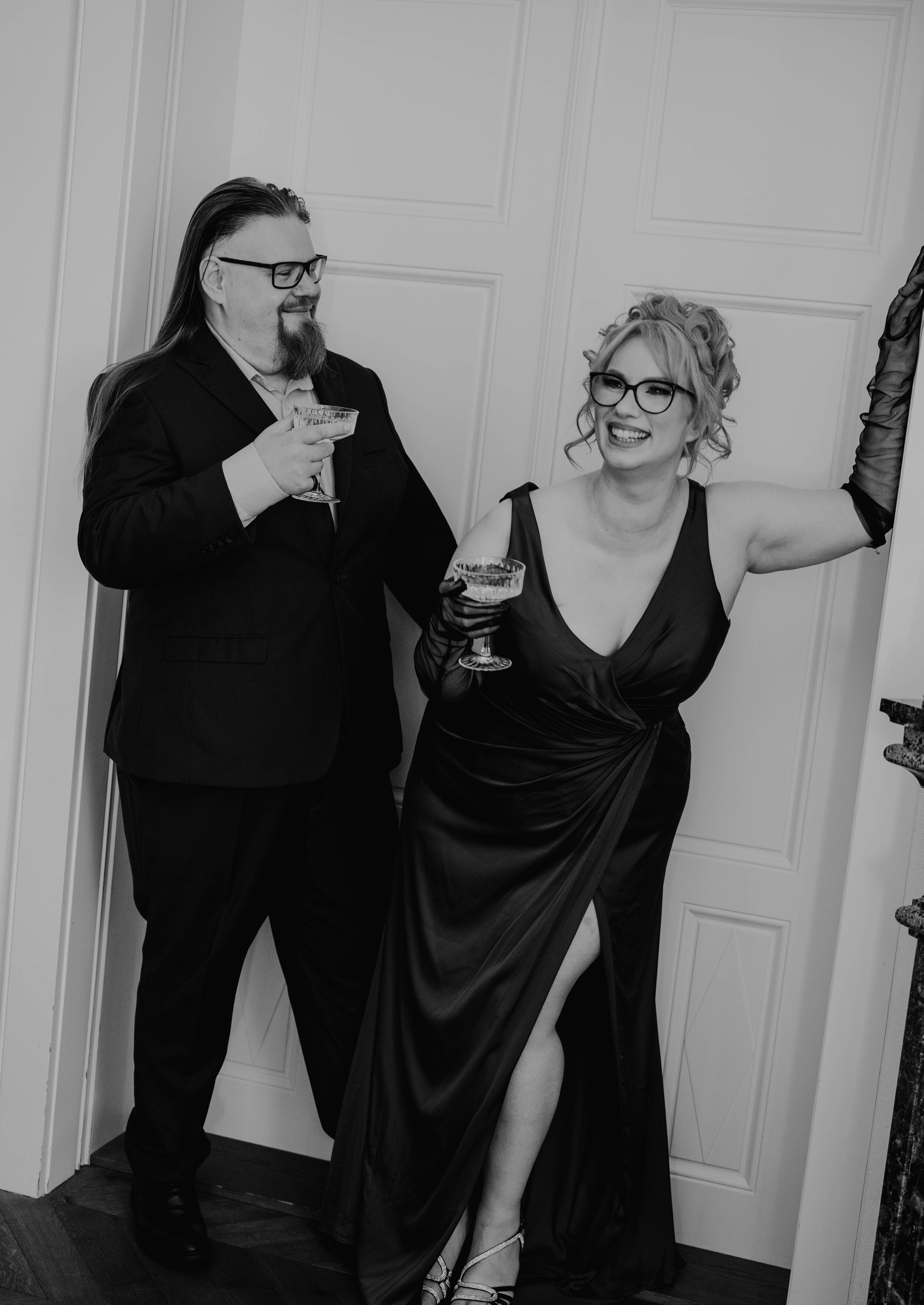 Astrid und Roland in eleganter Abendgarderobe